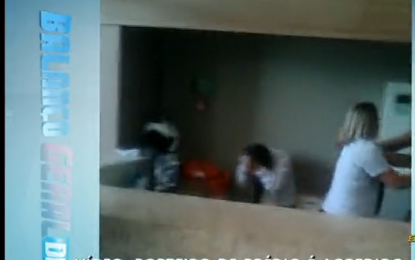 Covardia!Imagens mostram porteiro de empresa terceirizada sendo agredido por morador em Águas Claras