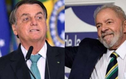 Lula comenta fala de Bolsonaro que prevê reeleição no 1º turno